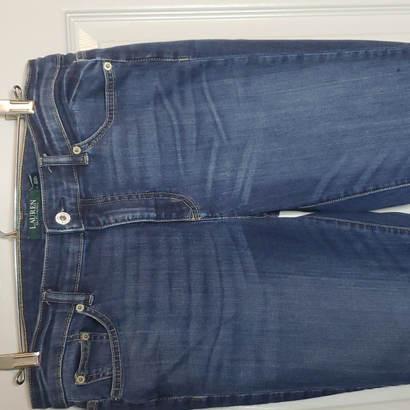 Lauren Ralph Lauren Premier Straight Mid Rise Jeans SZ 10 - Picture 2 of 7